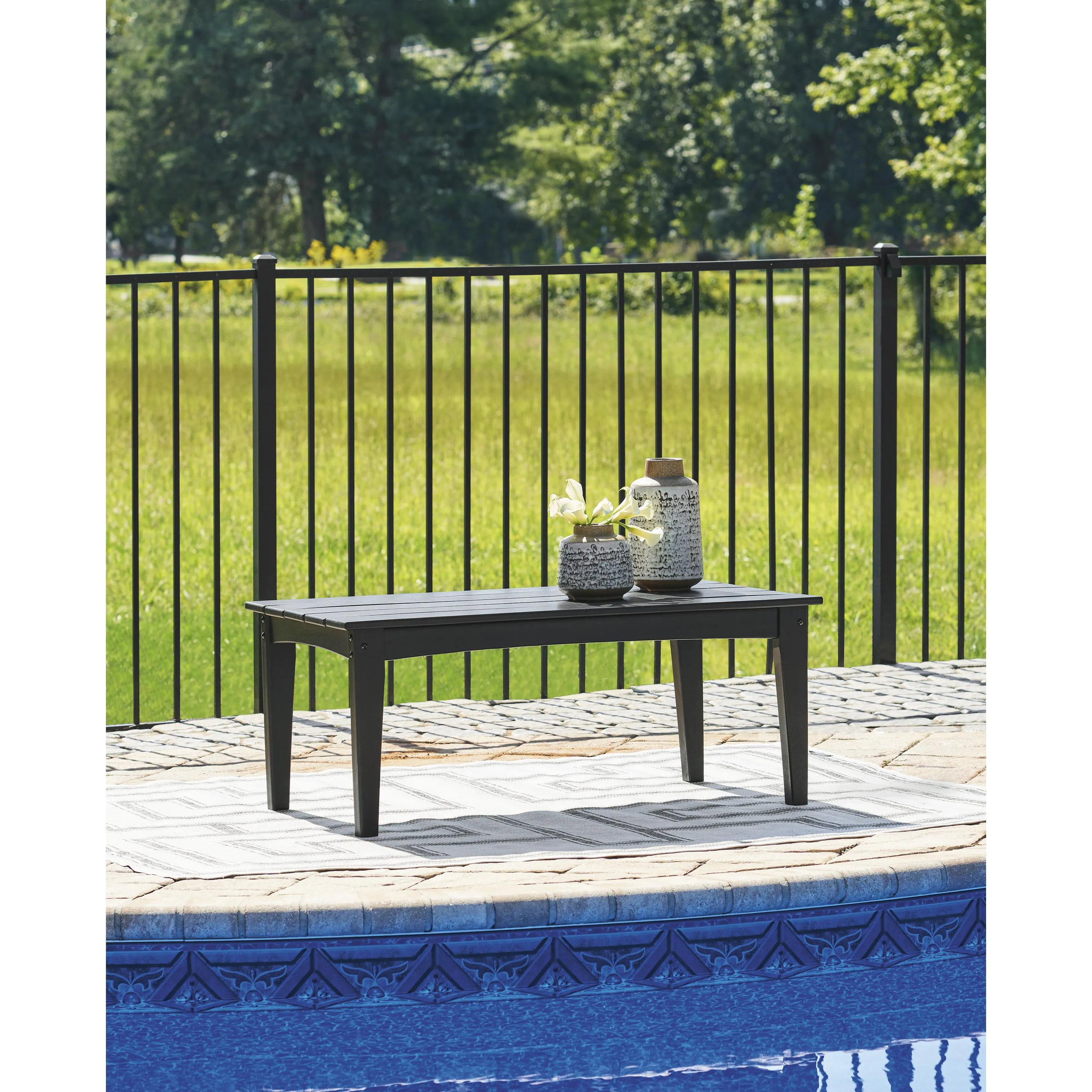Signature Design by Ashley Hyland wave P108-701 Rectangular Cocktail Table