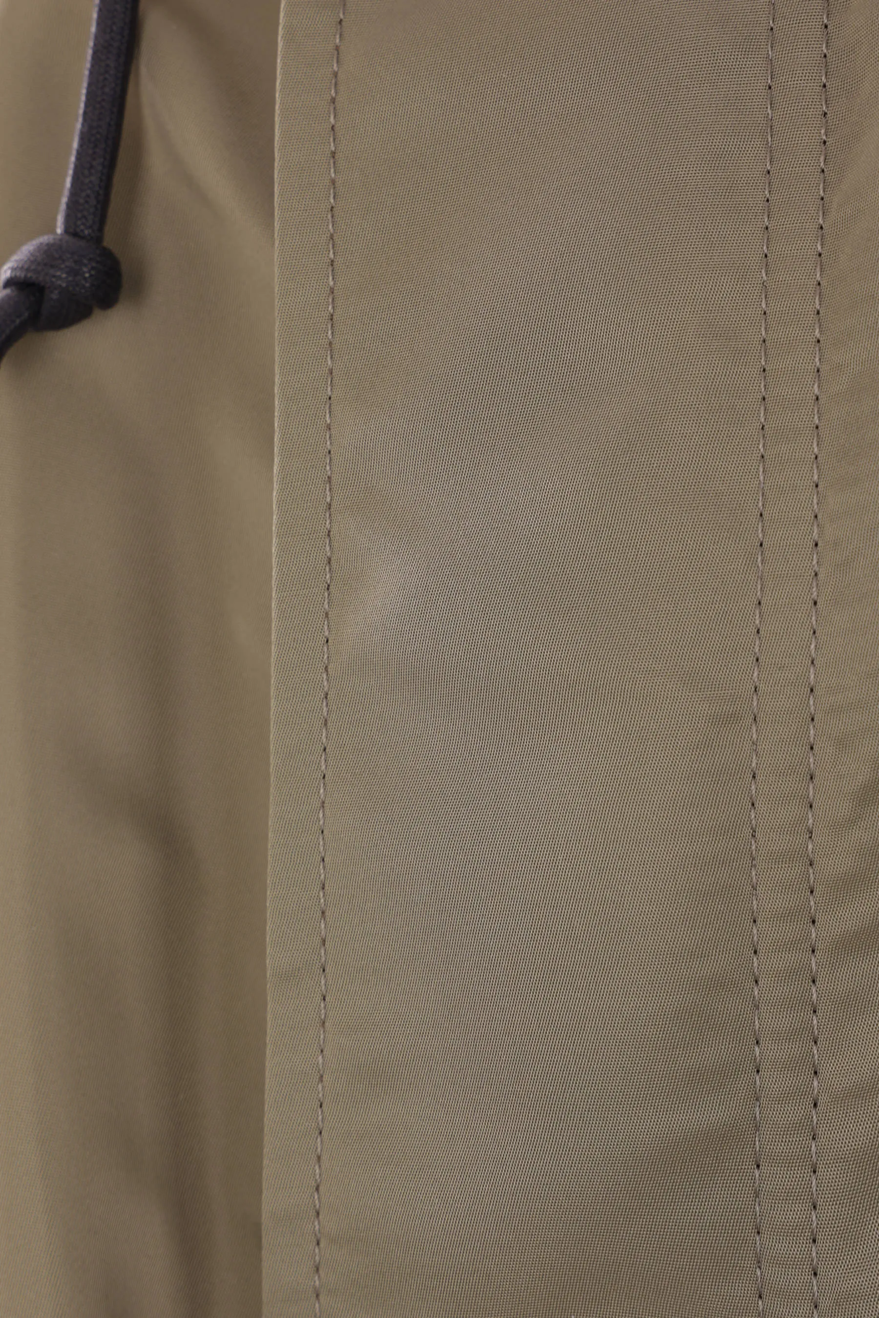 sleeveless parka in nylon twill