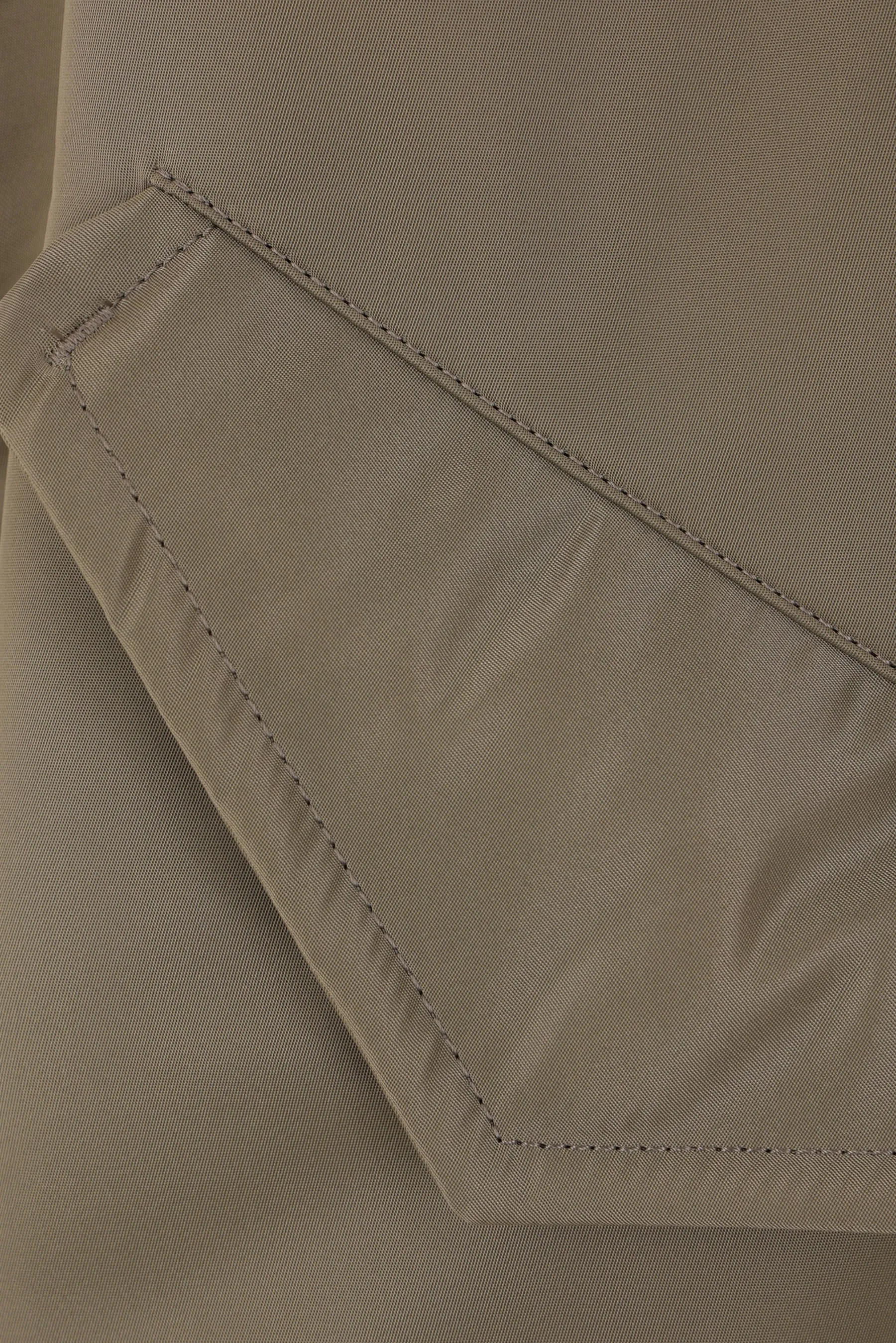 sleeveless parka in nylon twill