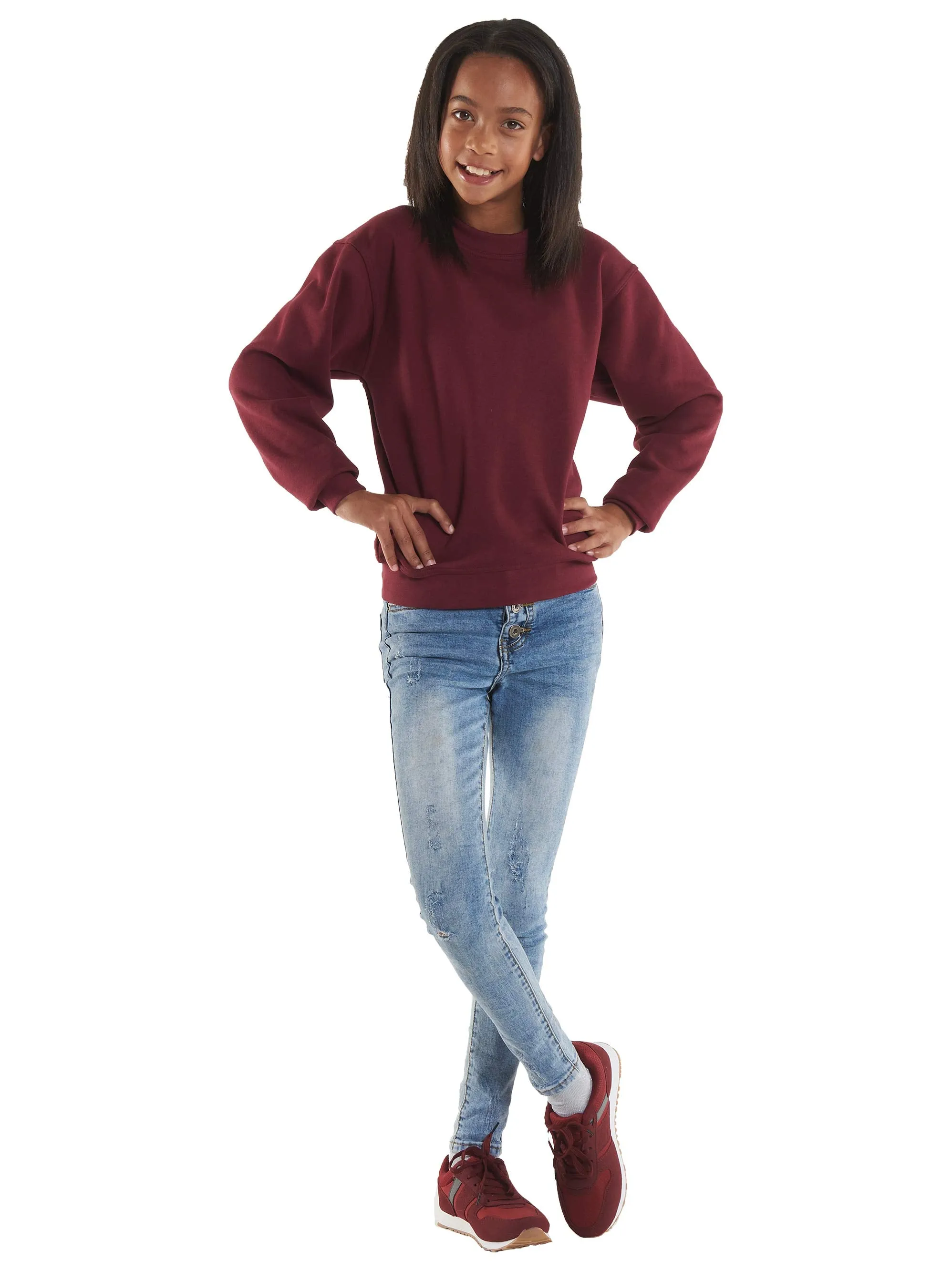The UX Childrens Sweatshirt | Maroon