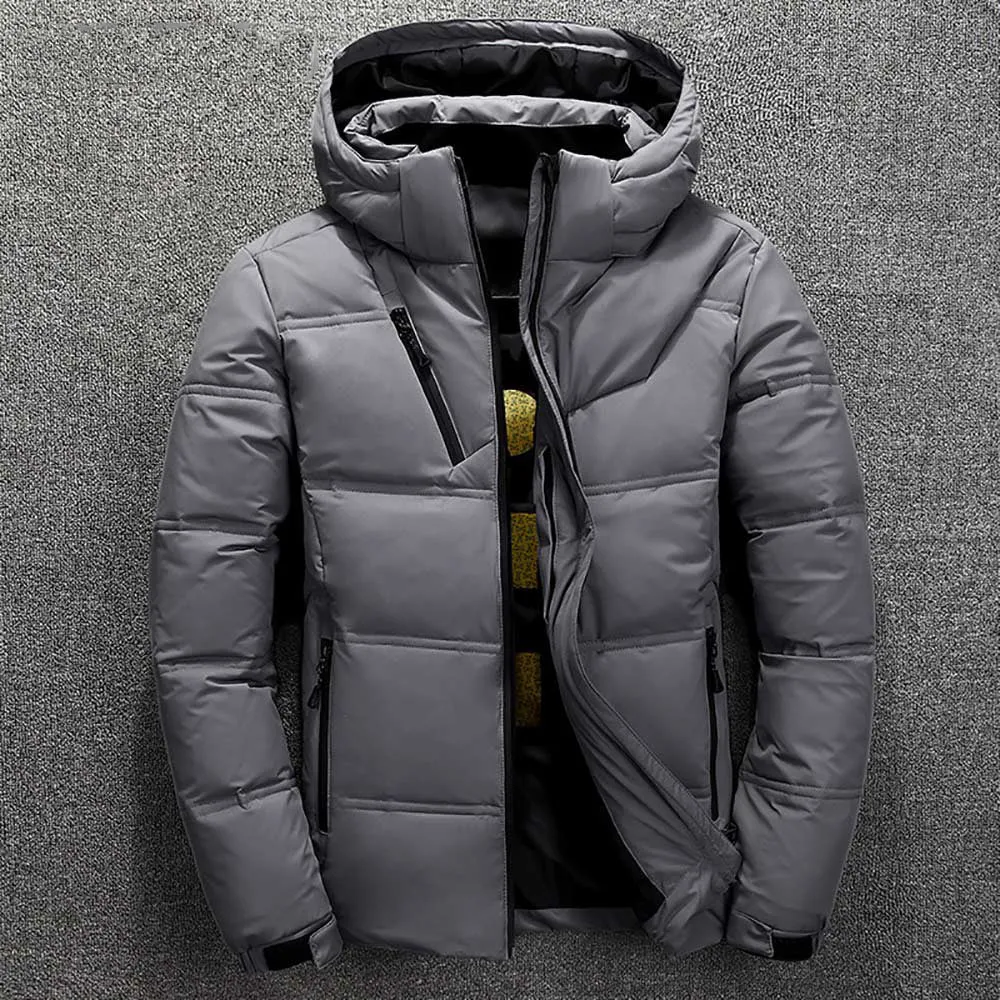 Tommy™ staande kraag rood met rits Parka winterjas