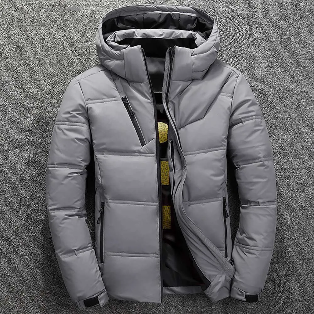 Tommy™ staande kraag rood met rits Parka winterjas