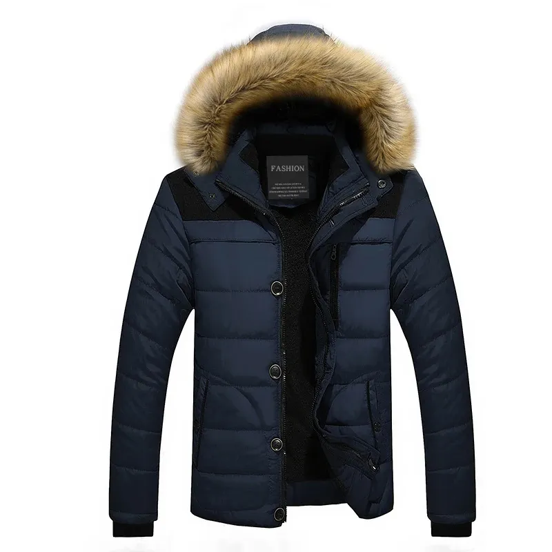 Ventnor - Parka Winterjas Heren – Warm Gevoerd met Bontkraag en Ritszakken