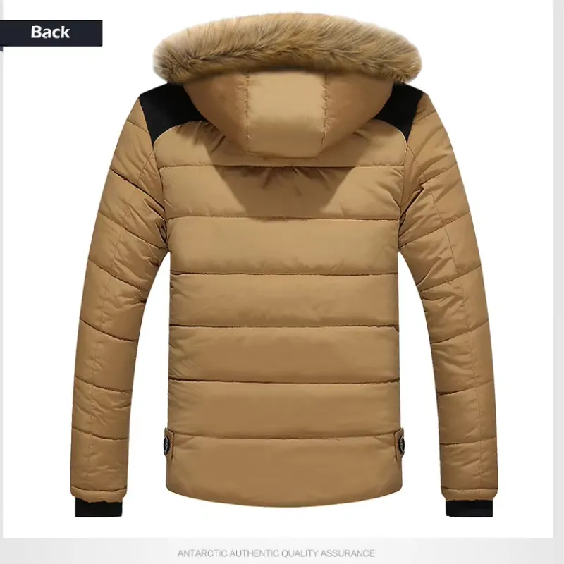 Ventnor - Parka Winterjas Heren – Warm Gevoerd met Bontkraag en Ritszakken