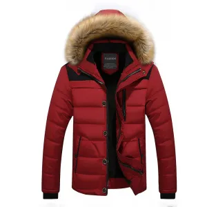 Ventnor - Parka Winterjas Heren – Warm Gevoerd met Bontkraag en Ritszakken