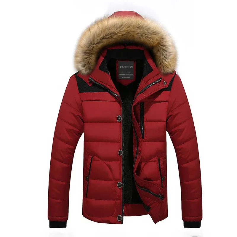 Ventnor - Parka Winterjas Heren – Warm Gevoerd met Bontkraag en Ritszakken