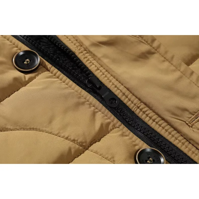Ventnor - Parka Winterjas Heren – Warm Gevoerd met Bontkraag en Ritszakken