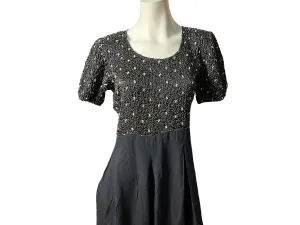 Vintage 80's black & gold jumpsuit 10 Jeffrey Dara
