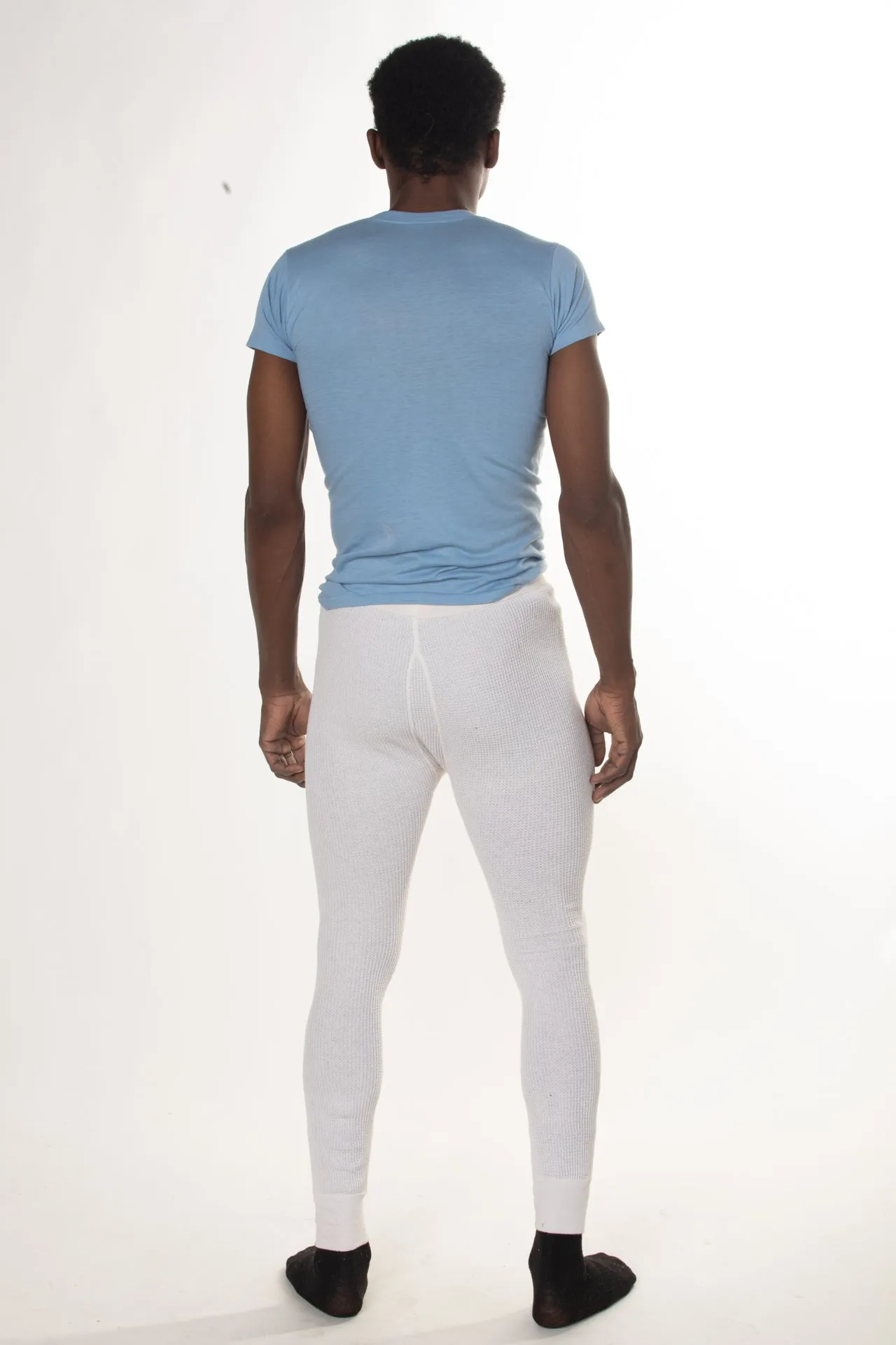 VINTAGE BLUE ROSE THERMAL PANT