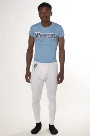 VINTAGE BLUE ROSE THERMAL PANT
