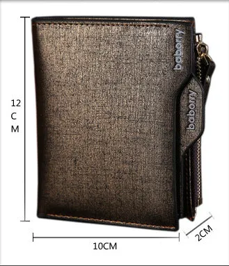 WA077 - Luxury men zipper wallet