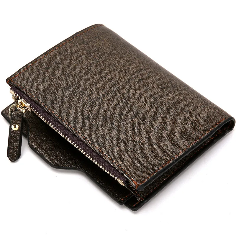 WA077 - Luxury men zipper wallet