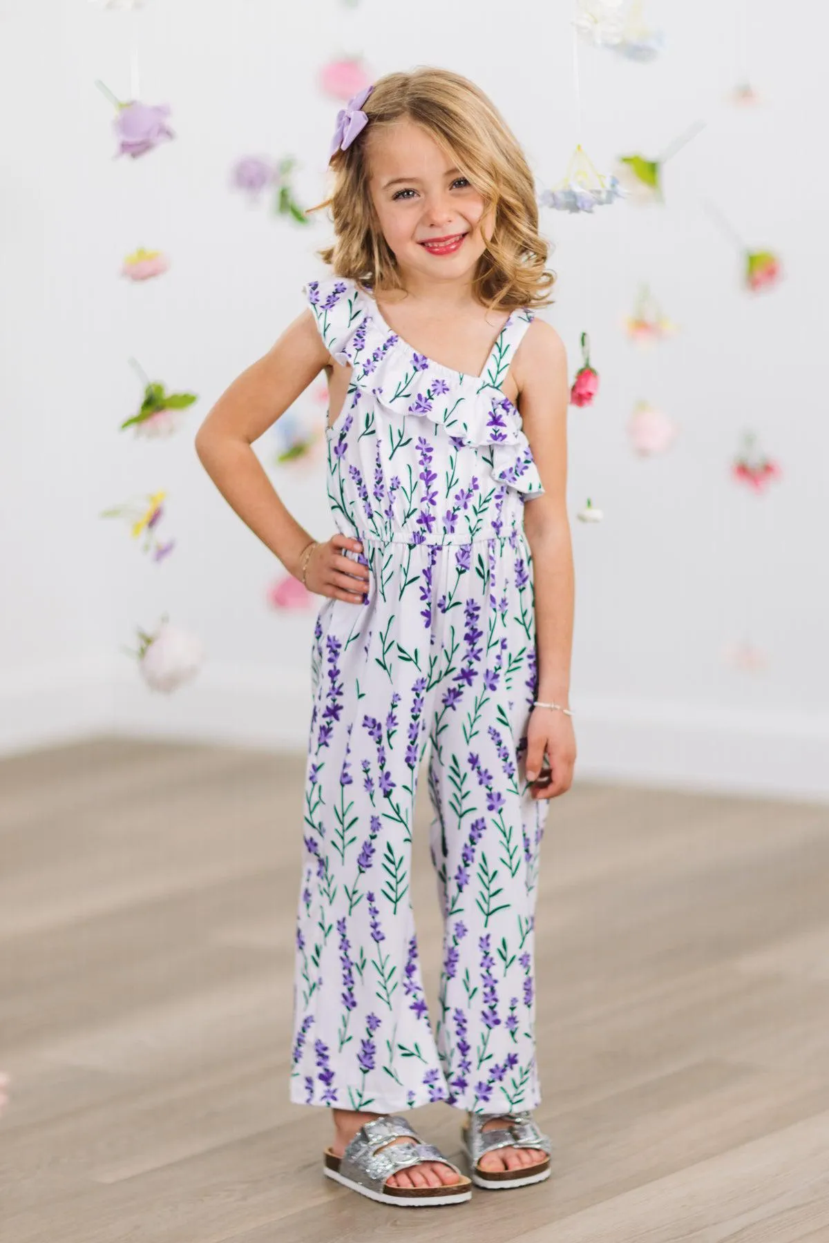 White Lavender Jumpsuit