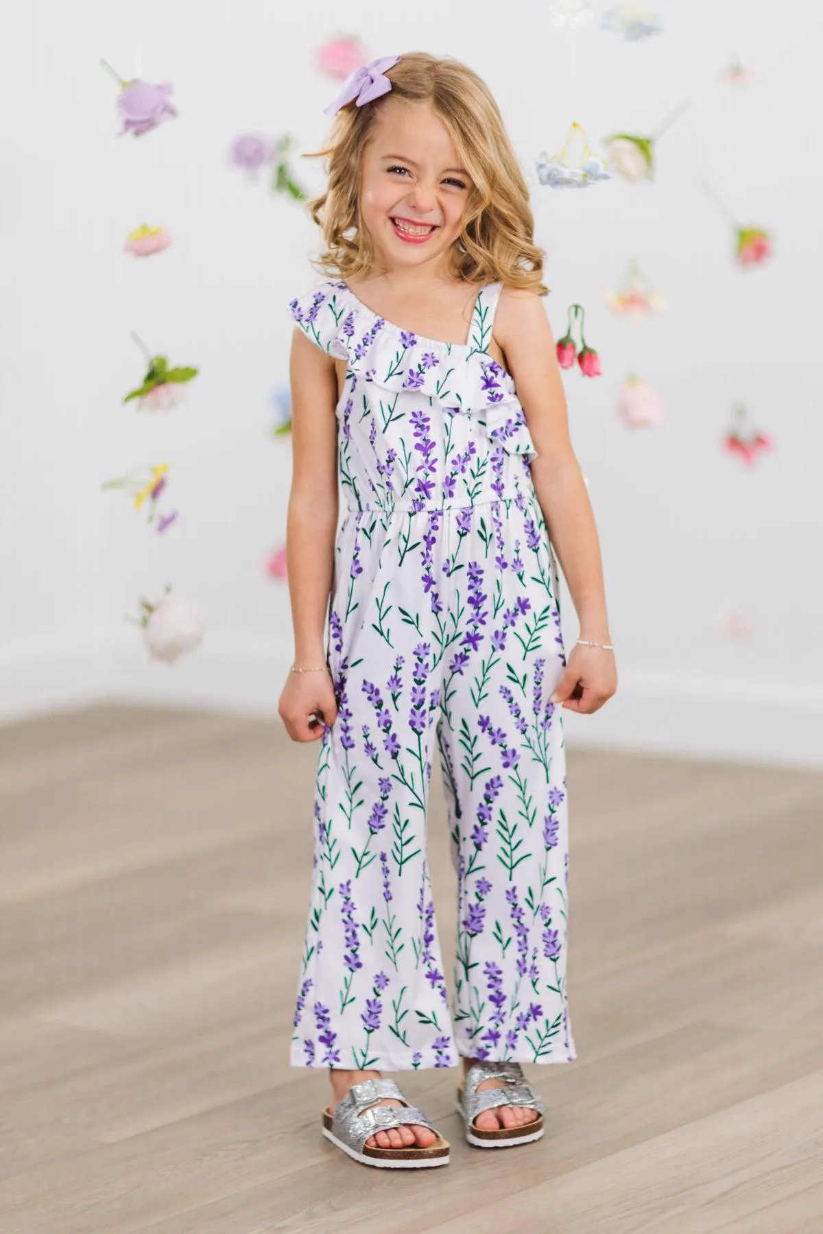 White Lavender Jumpsuit