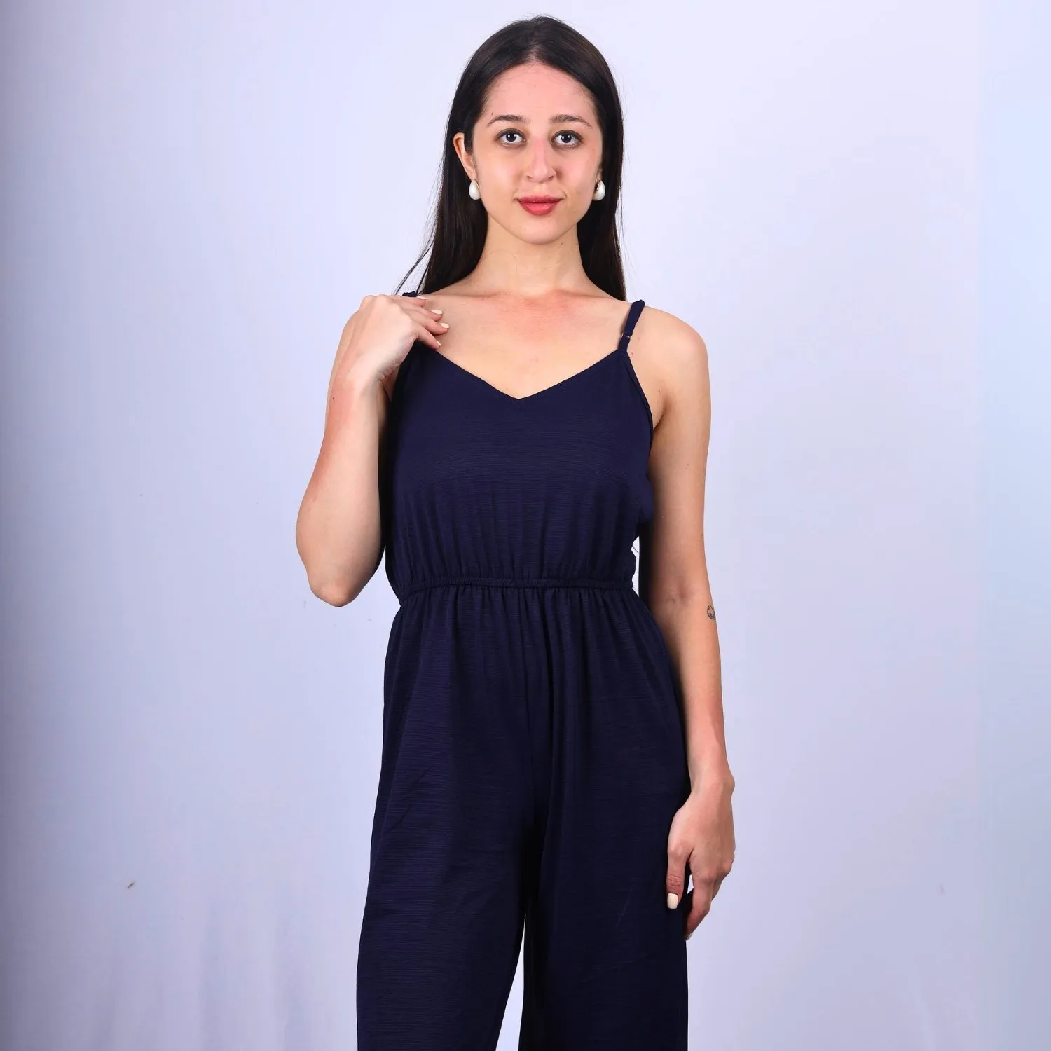Wide-Leg Sleeveless Jumpsuit | GloFash