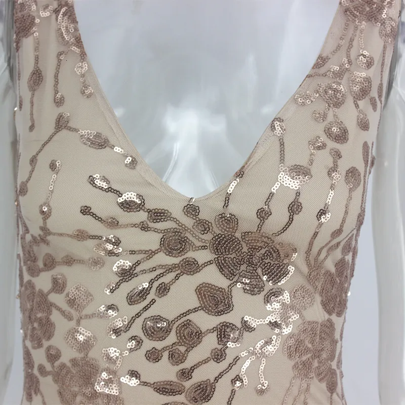 Women's Summer Backless Sheath Sleeveless V-Neck Dress